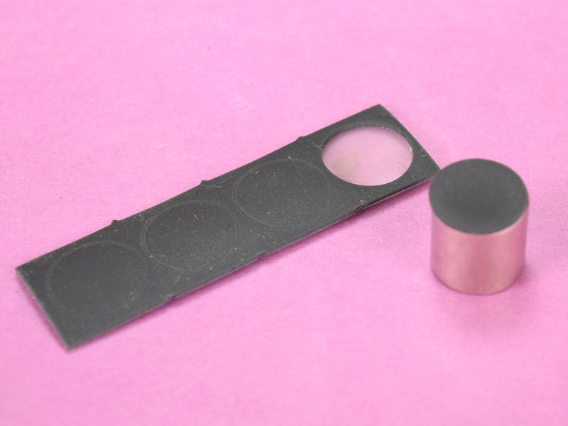 Assortment of adhesive non slip pads for neodymium magnets
