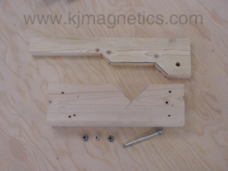Holes drilled for pivot lever