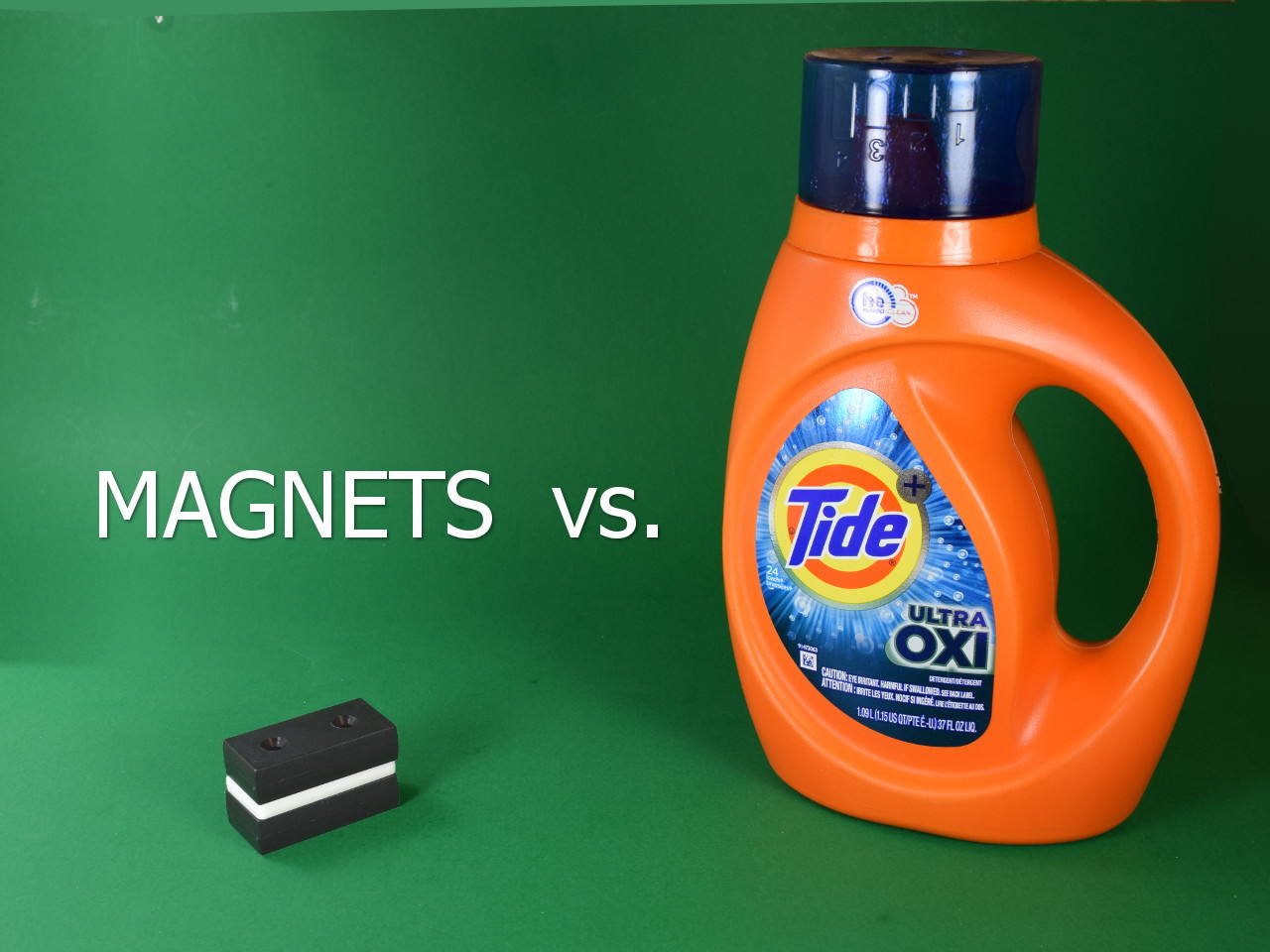 Comparing magnets vs laundry detergent