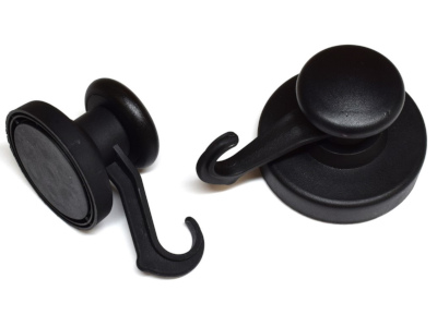 Strong rubber hook magnets with anti slip for hanging heavier objects