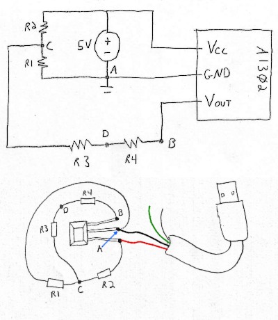Hand drawn circuit
