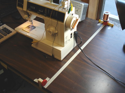 Sewing machine winding