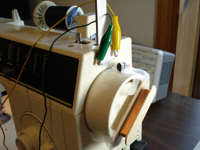 Sewing machine wheel