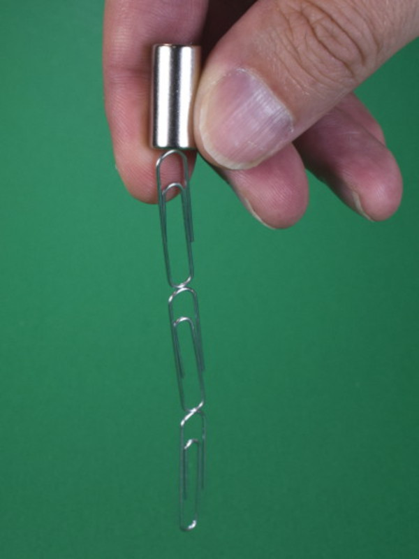 Use a Magnet to Make a Paperclip Chain Science Experiment