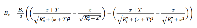 Ring surface field formula