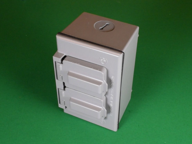 Electrical outlet front view