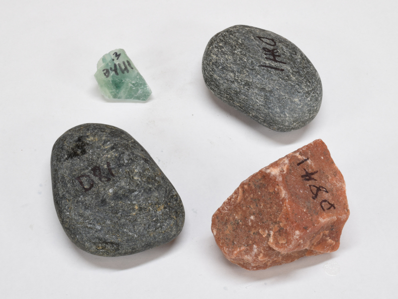 Assortment of rock and mineral decorations