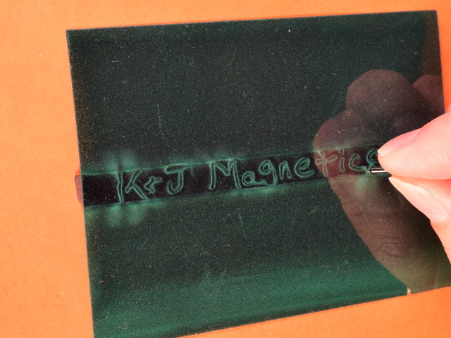 Writing on magnetic film