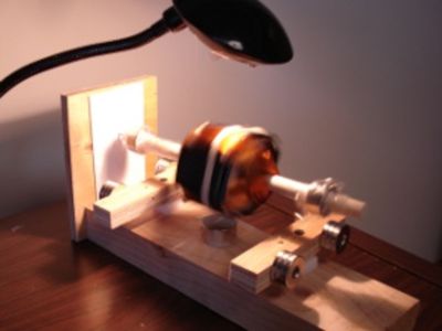 DIY mendocino motor on wood frame