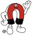 KJ magnetics mascot