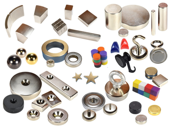 Strong rare earth neodymium magnets in all shapes, sizes, colors and strengths