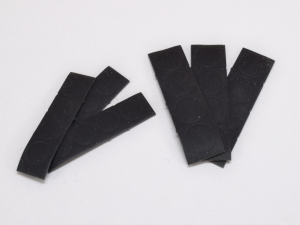 Strong adhesive rubber traction pads to prevent magnets from slipping and sliding