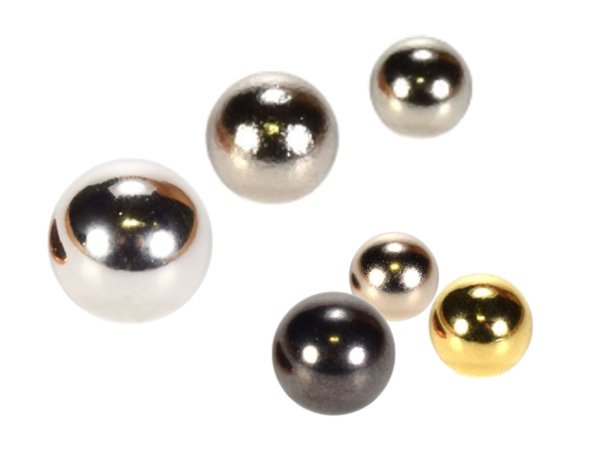 Neodymium sphere magnets in many sizes, colors and strengths