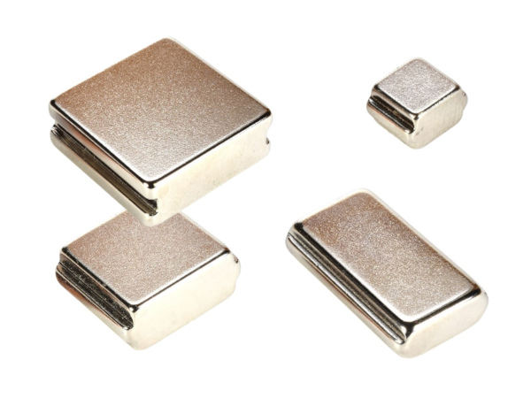 Selection of block stepped neodymium magnets for easy install