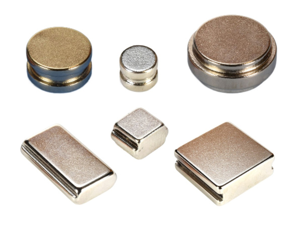 Selection of disc, block, bar and other stepped neodymium magnets for easy install