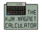 Calculate magnet pull force, magnetic field and more with our calculator