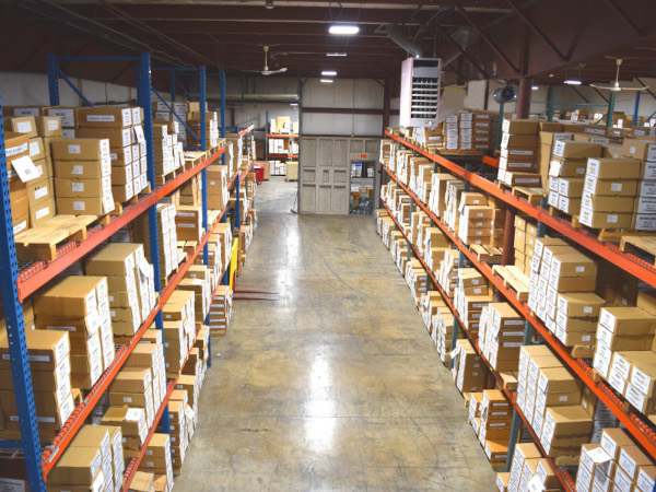 K&J Magnetics warehouse with over 100 million magnets in stock at all times