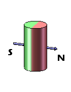 Disc magnet magnetized through diameter 2