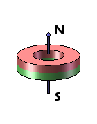 Axially magnetized ring magnet 1