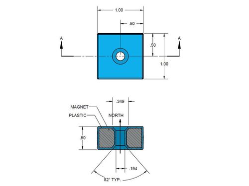 bx0x08dcspc-blk-neodymium-plastic-coated-countersunk-block-magnet--thumbnail-2