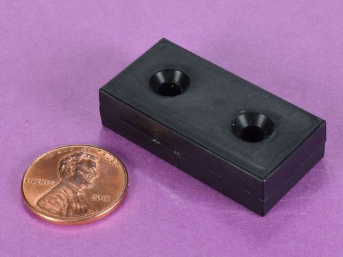 bx8c6dcspc-blk-neodymium-plastic-coated-countersunk-block-magnet